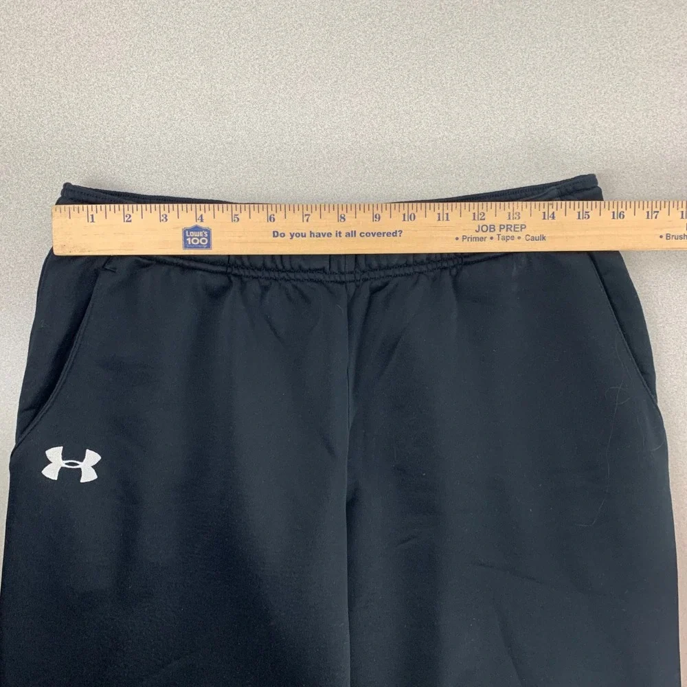Under Armour‎ Athletic Pants Mens Medium Black Straight Leg 1228334